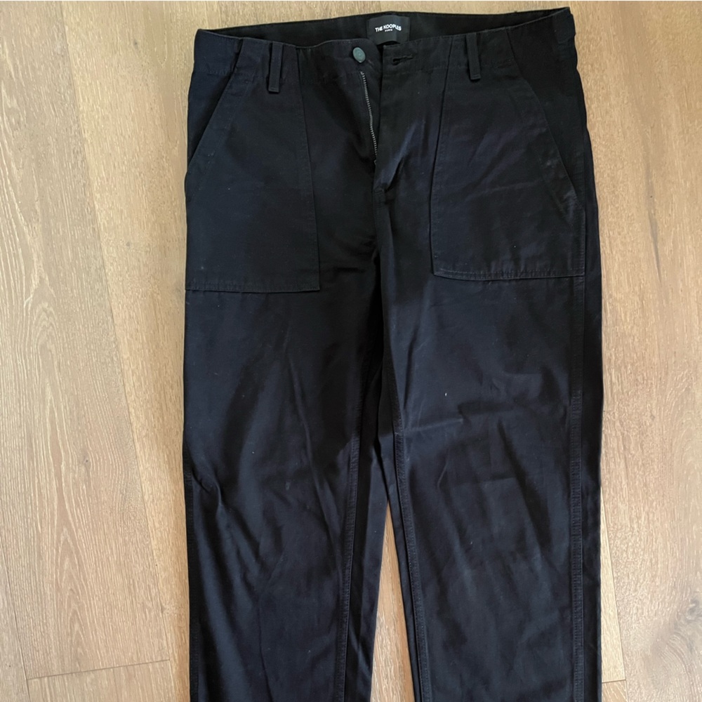 The Kooples black pants euro size 50. Purchased in Paris, worn twice. No flaws.